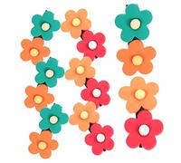 EPIGEIST 8-Piece Mini Flower Hair Clips Set for Girls Candy Color No Crease Design for Boys and Girls and Styling Assorted Colors