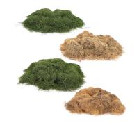 EPIGEIST 80g Simulation Static Grass Set for Miniature Model Train Scenery, 8mm Spring Green, Autumn Yellow, Winter Brown Artificial Flocking Grass for Diorama Landscaping and