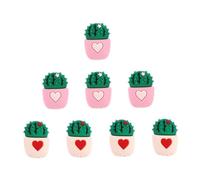 EPIGEIST 8pcs Cute Cactus Charging Cable Protector for Usb Data Lines Anti-breaking Cable Protector Covers for Home and Office Unique Sturdy Line