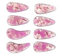 EPIGEIST 8pcs Guzheng Fake Nails Macromolecule Finger Picks for String Instrument Playing, Hard Moderate and Comfortable to Wear, Suitable for Guzheng Performance and Practice Random Color
