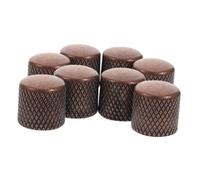 EPIGEIST 8Pcs Metal Volume Control Knobs for Electric Guitar and Bass Durable Potentiometer Caps with Smooth Quiet Turning for Precise Tone Adjustment and Noise Reduction