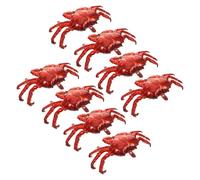 EPIGEIST 8pcs Realistic King Crab Foil Balloons Vivid Cartoon Crab Party Supplies Aluminum Film Decorations for Birthday Festival and Animal Themed Celebrations