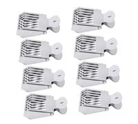 EPIGEIST 8pcs Stainless Steel Queen Clips Beekeeping Tools for Safe Hive Management and Rearing Corrosion-resistant Cage Holders for Incubation Base and Honey Harvesting