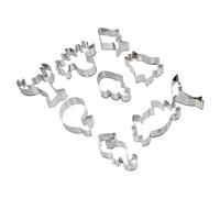 EPIGEIST 9pcs Animal Shape Cookie Cutter Stainless Steel Ocean DIY Biscuit Mold Baking Accessories Whale Shark Crab Penguin Shapes for Easy Cleaning and Quick Baking