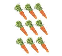 EPIGEIST 9Pcs Rabbit Chew Carrots Small Pet Teething Sticks Hamster Chewing for Teeth Cleaning and Healthy Grinding Suitable for Guinea Pigs and Small Animals