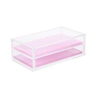 EPIGEIST Acrylic False Eyelash Storage Box Lightweight Lash Case for Travel and Daily Use Easy Open and Close Organizer Protecting Fake Lashes from Damage