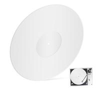 EPIGEIST Acrylic Record Mat for Turntable White Mat Turntable Slipmat Record Protective Pad