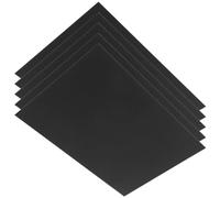 EPIGEIST Acrylic Sheet Versatile Crafting Surface Black 2mm Thick 5pcs with Smooth Cutting Edges for Engraving and Hand Painting, for Wedding Invitations and Event Decor