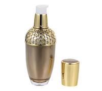 EPIGEIST Acrylic Travel Lotion Bottle 2-Pack Press-Type Cosmetic Containers Leak-Proof Empty Travel Bottles for Skincare and Toiletries for Women Go