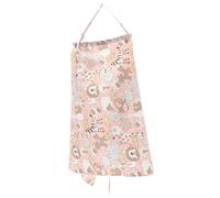 EPIGEIST Adjustable Cotton Nursing Cover for Breastfeeding with Shoulder Strap Breathable Maternity Apron for Stroller Multipurpose Wind and Sun Shade Full Coverage and Comfortable Design