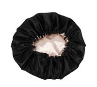 EPIGEIST Adjustable Double Satin Shower Cap Bathing Hair Protection for Women Sleep Night Use Elastic Bathroom Hair Salon Bonnet