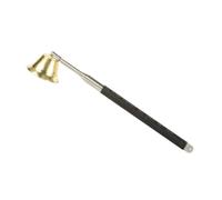 EPIGEIST Alloy Candle Snuffer with Long Flexible Handle Elegant Wick Flame Extinguisher for Aroma Candles Use Wide Head Design for Safe Flame Removal at Home Weddings and Parties