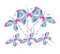 EPIGEIST Aluminum Foil Butterfly Wing Balloons for Birthday Party Decorations Lightweight Wing Props for Indoor Outdoor Cosplay Fairies and Themed Events Random Color