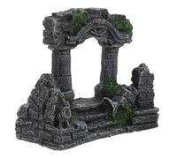 EPIGEIST Ancient Roman Column Aquarium Decoration Resin Ornament Castle Ruins Fish Tank Hideout Underwater Landscape Pillar Aquarium Ornaments