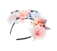EPIGEIST Artificial Flower Headband Prom Headpiece Butterflies Halloween Butterfly Headband Wings Decoration Fabric