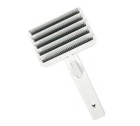 EPIGEIST Automatic Pet Hair Removal Brush with High Density Curved Needle Comb and Massage Function, Plastic and Stainless Steel Grooming Tool for Comfortable Fur Shedding for Dogs and