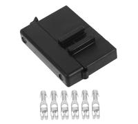 EPIGEIST Automotive Fuse Holder Distribution Block Compact Fuse Box Organizer Car Panel Fire Resistant Junction Block