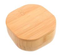 EPIGEIST Bamboo Condiment Container with Lid Kitchen Seasoning Storage for Salt Sugar Pepper and Spices Elegant Natural Bamboo Design Versatile Use for Home and Restaurant Cooking