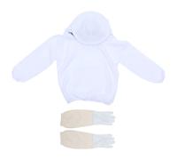 EPIGEIST Beekeeping Suit with Veil Hat and Long Gloves Lightweight Protective Work Clothes Bee Jacket for Professional and Beginner Beekeepers Neck and Shoulder Safety Gear