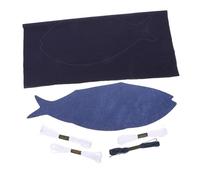 EPIGEIST Beginner Friendly Sashiko Embroidery Coaster Kit with Fabric Floss Needles DIY Japanese Tea Mat Craft with Instructions for Durable Handmade Home Decor