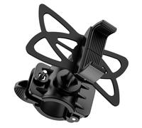 EPIGEIST Bike Phone Holder for Handlebar Black Mobile Stand for Bicycle and Motorcycle Navigation Easy Install and Rock-steady Support Compatible with Smartphones