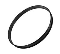 EPIGEIST Black 16 Inch Iron Drum Hoop Drum Accessories Enhanced Sound Quality Versatile Use Modern Style for Recording Studios and Band Performances