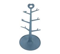 EPIGEIST Blue Cup Holder Organizer Rack for Kitchen Coffee Mugs and Bottles Modern Multi-Purpose Cup Drying Tree Stand for Living and Countertop Storage Space-Saving with Simple Design