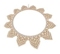 EPIGEIST Bohemian Macrame Mirror Handmade Cotton Rope Round Wall Hanging Mirror Unique Decorative for Living Bathroom Bedroom Dorm
