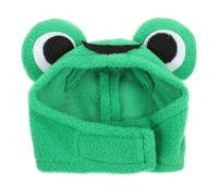 EPIGEIST Breathable Hamster Hat Small Pets Hat Decoration 100% Cotton Cloth Frog-shaped Lightweight Flexible Multi-purpose Design for Christmas Halloween