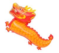EPIGEIST Bright Orange Chinese Dragon Balloon for Lunar Year Party Decor Wear Resistant Foil Balloon with Vivid Dragon Pattern Lightweight and Easy to Inflate for Festive Celebrations