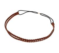 EPIGEIST Candy Hand-woven Twisted Braid Hairband Retro Suede Headband Double Braiding Hairband for Women Hair Festival Hair Accessories
