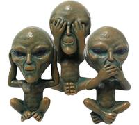 EPIGEIST Car Aromatherapy Vent Clip 3pcs Set Alien Design Car Diffuser Air Freshener Creative Auto Decorations for Vehicle Air Outlet