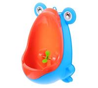 EPIGEIST Cartoon Frog Standing Urinal Potty Trainer for Boys Wall Mounted Pee Trainer with for Easy Cleaning Fun Aiming Boy Potty Training Toilet