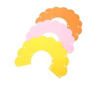 EPIGEIST Cat Recovery Collar 3pcs Eva Neck Ring Anti Licking Lightweight Soft Small Pet Neck Protection for Cats s (yellow Pink Orange