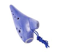 EPIGEIST Ceramic Alto Ocarina Flute for Beginners and Students Traditional Chinese Wind Instrument with Carry Bag and Instruction Book Learn Musical Practice Tool