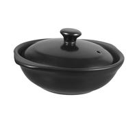 EPIGEIST Ceramic Casserole Pot with Lid Thickened Heat Resistant Stockpot for Home Kitchen Cooking Stew Soup Nonstick Surface for Family and Party Use