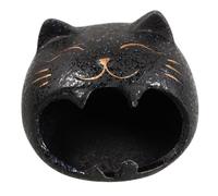 EPIGEIST Ceramic Cat Ashtray with Adorable Cat Figure Stylish Artistic Design Smokeless Windproof for Home Office Patio Outdoor Decor Sturdy Construction