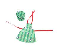EPIGEIST Christmas Elf Doll Baker Costume Set with Apron and Chef Hat Festive Doll Chef Outfit Holiday Role Play Accessories for Seasonal Display and Pretend Play