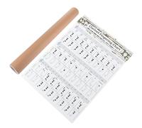 EPIGEIST Clarinet Chord Chart Poster for Beginners Music Chord Fingering Guide for Clarinet for Learning and Practice