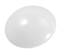 EPIGEIST Clip-on Ceiling Light Cover 18.8cm Diameter, White Buckle Lampshade for Bedroom Corridor Staircase, Replacement Globe Lamp Fixture Shade for Emergency and Fire Lights