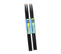 EPIGEIST Colorful 5a Black Maple Drumsticks 4pcs Set - Percussion Instrument Sticks for Boys and Girls and Beginners, Suitable for Electronic Drumsets and Rock Band Practice