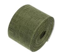 EPIGEIST Colorful Decorative Burlap Ribbon Green Rustic Craft DIY Ribbon for Wedding Bouquets Festival Party Gift Wrapping and Art Crafts Decoration