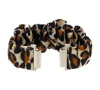 EPIGEIST Compatible Leopard Print Scrunchie Watchband for Watch Active Elastic No-buckle Smartwatch Strap Unisex Lightweight Fashion Replacement Wristband
