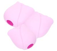 EPIGEIST Creative Rose Silicone Makeup Brush Covers 3pcs Dustproof Foundation Brush Protectors for Travel and Storage Portable