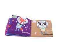 EPIGEIST Crinkle Cloth Book Educational Learning Soft Interactive Early Cognitive Fabric Book for Development and Sensory Stimulation