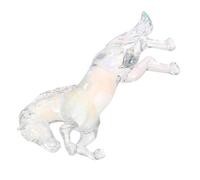 EPIGEIST Crystal Horse Figurine Standing Sculpture for Office Desk Decor Motivational Horse Ornament for Home Study Business Symbol of Luck and Positive Energy Handcrafted