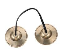 EPIGEIST Cymbal Bell Percussion Instrument Lightweight Copper Finger Cymbals for Yoga Meditation Durable Music Accessory for Spiritual Practice Tingsha Bells