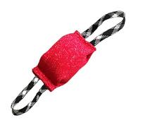 EPIGEIST Dog Bite Pillow with Handle for Training and Tugging Thickened Tear-resistant Puppy Agility for Teeth Cleaning and Anxiety Relief Red Training Equipment