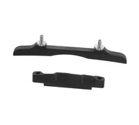 EPIGEIST Ebony Mandolin Bridge Saddle Replacement Part for Flat Top Mandolin with Rich Sound and Resonance, Wooden Material Featuring Delicate Shape, for Playing on The Go Or Gigs