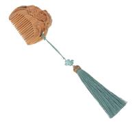 EPIGEIST Elegant Green Sandalwood Hair Comb Wooden Hair Brush Carved Comb for Women Men Safe